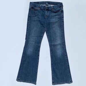 Lucky Brand Dungarees Blue Denim Bootcut Jeans Women's Size 8 Western